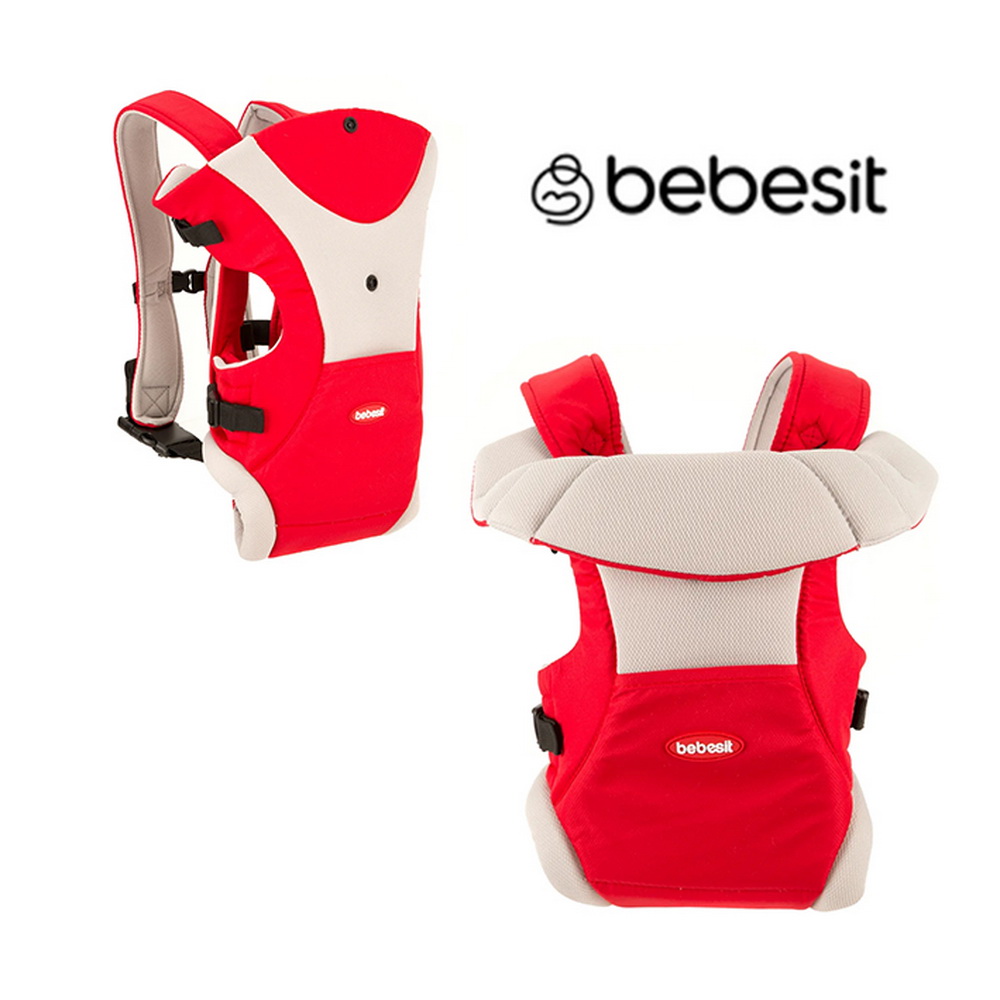PORTA BEBÉ 3 POSICIONES EN 1 ROJO