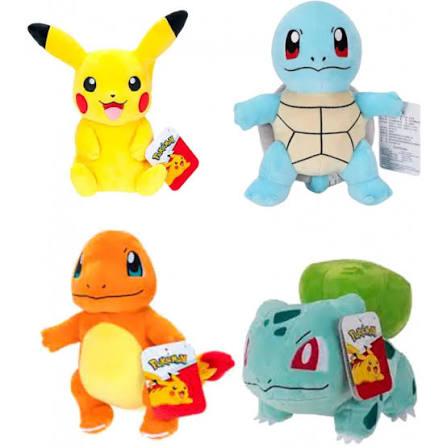 POKÉMON AMIGOS DE KANTO PELUCHES